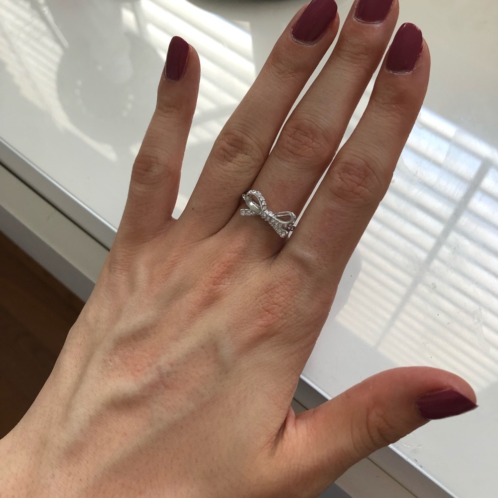 Kate Spade pave Bow Ring